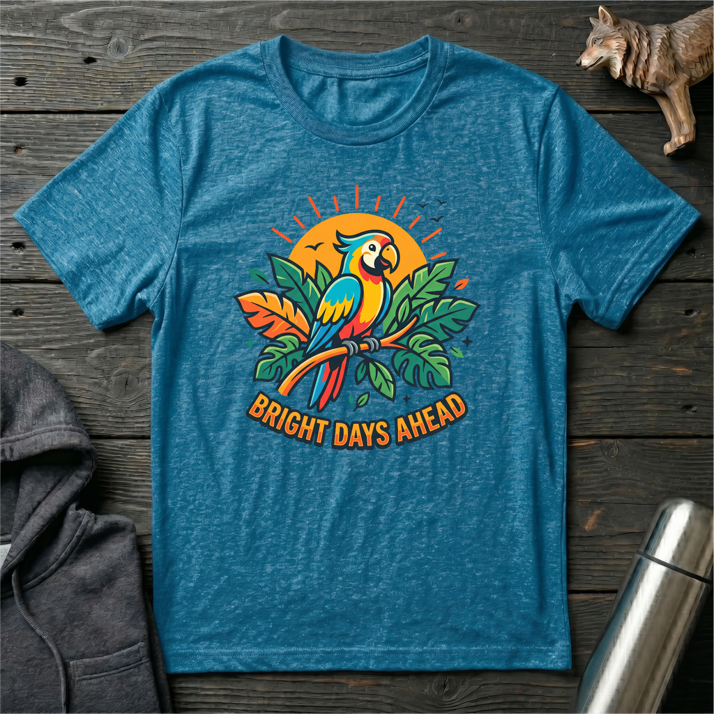 Bright Days Ahead Parrot T-Shirt