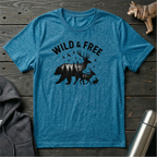 Wild & Free Forest Soul Bear Deer Rabbit T-Shirt