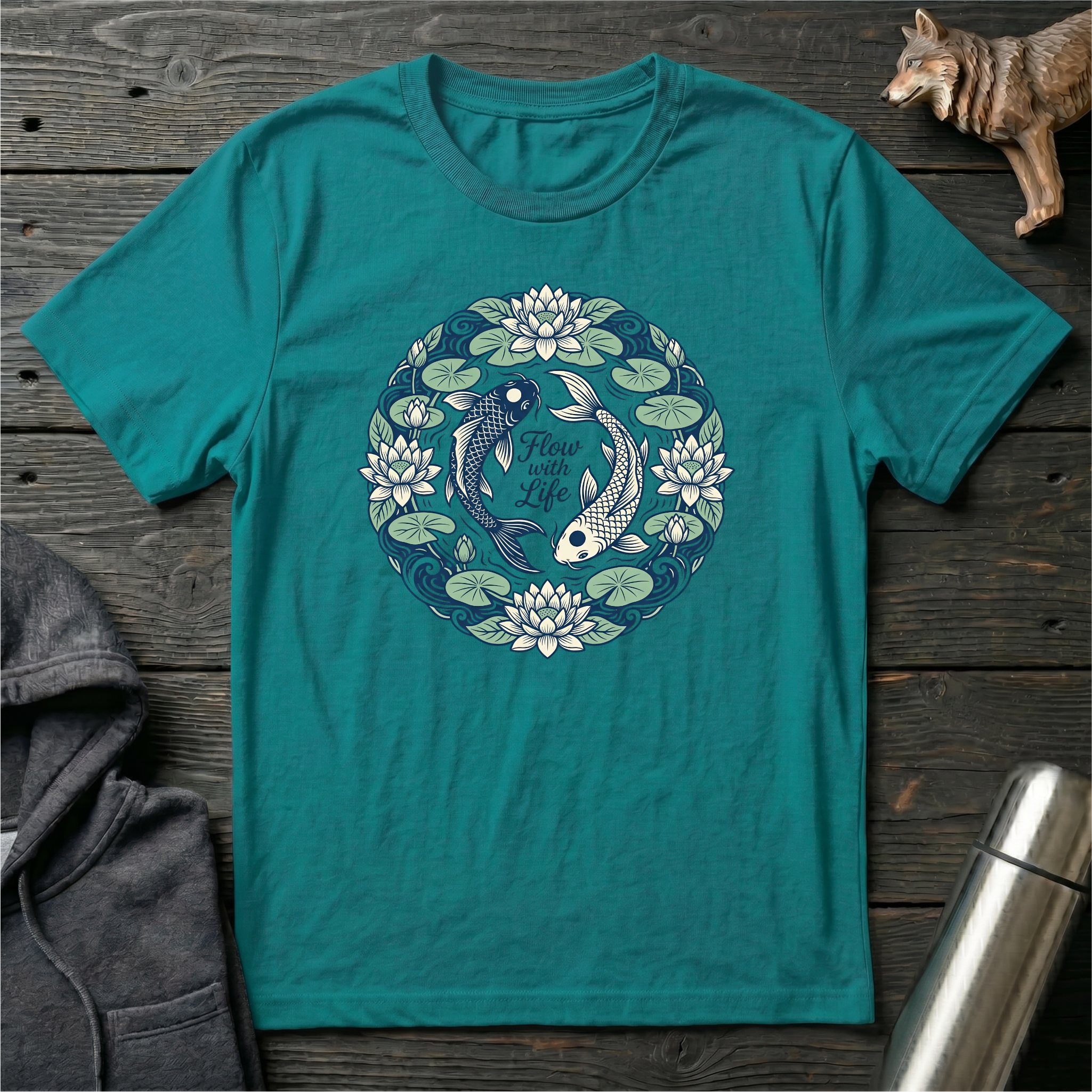 Flow With Life Fish T-Shirt