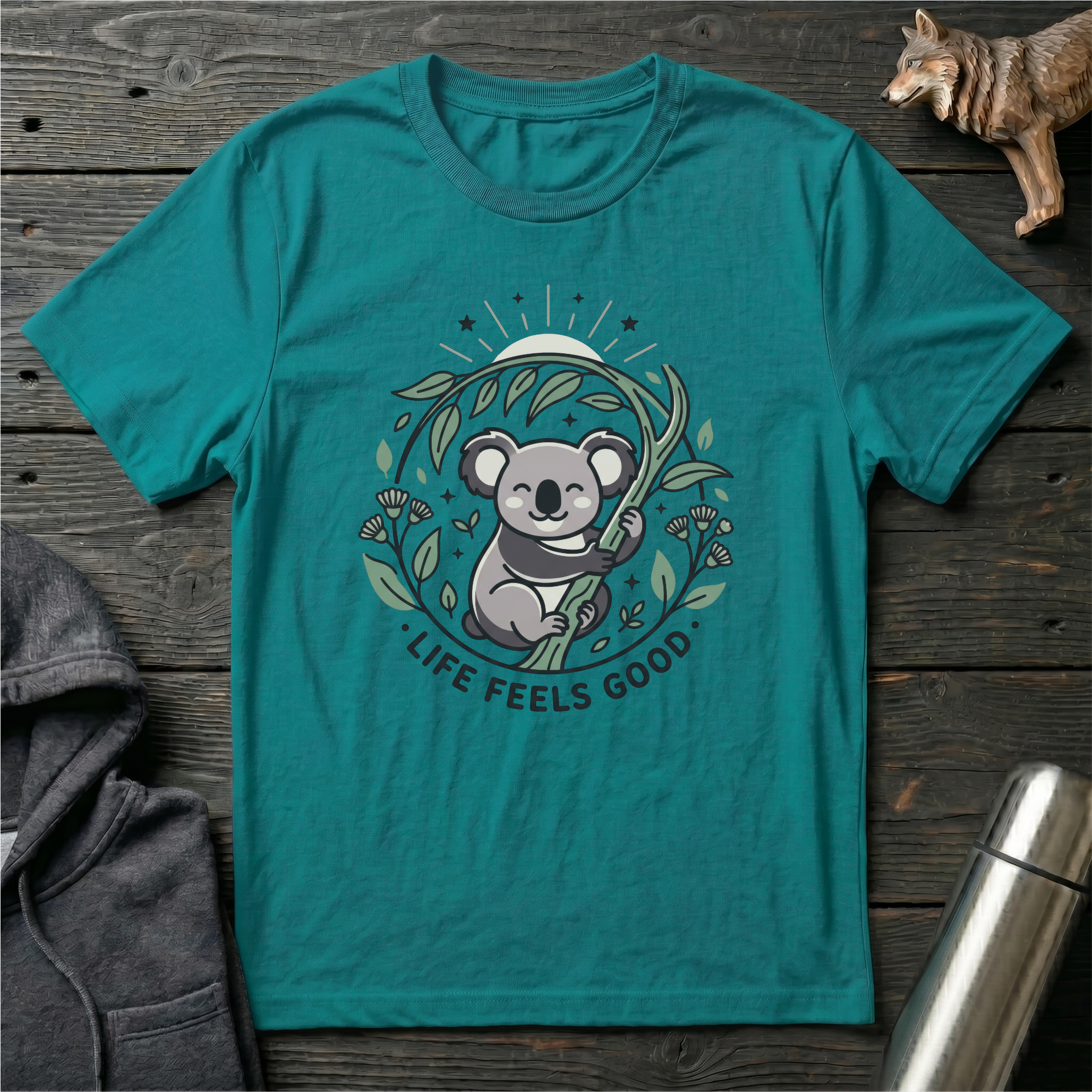 Life Feels Good Koala T-Shirt