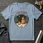 Life is Good Out Here Bear T-Shirt