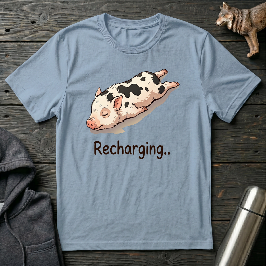 Recharging Pig T-Shirt