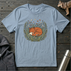 Cozy Sleeping Fox T-Shirt