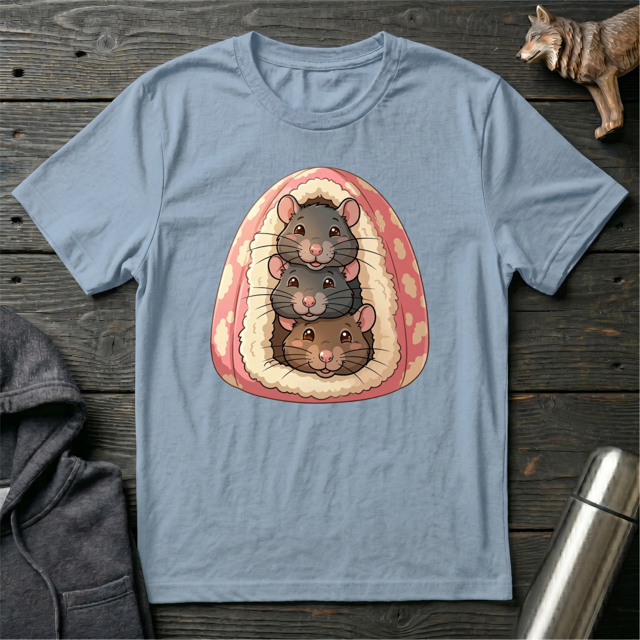 Three Mice in the Tent T-Shirt