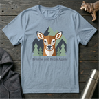 Breathe and Begin Again Deer T-Shirt
