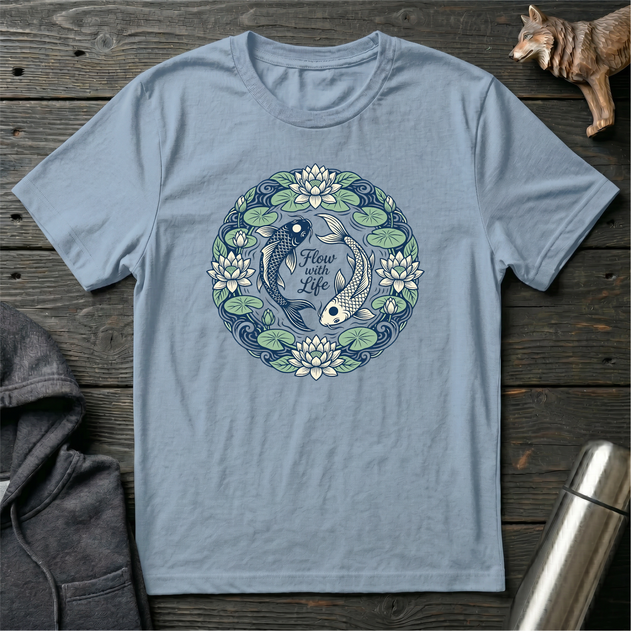 Flow With Life Fish T-Shirt