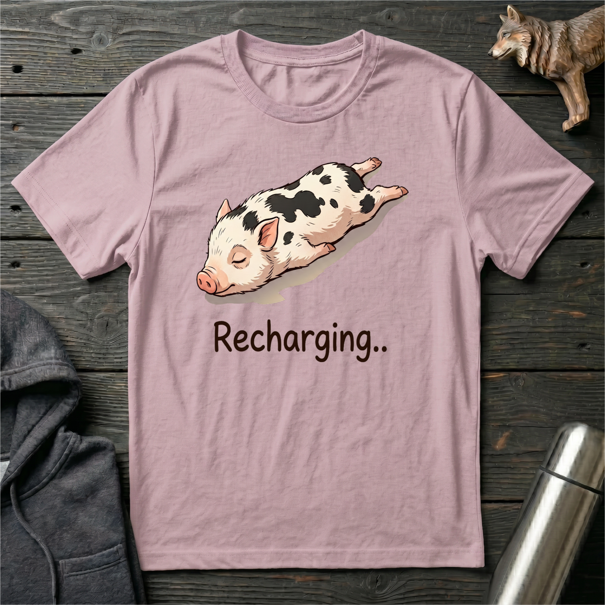 Recharging Pig T-Shirt