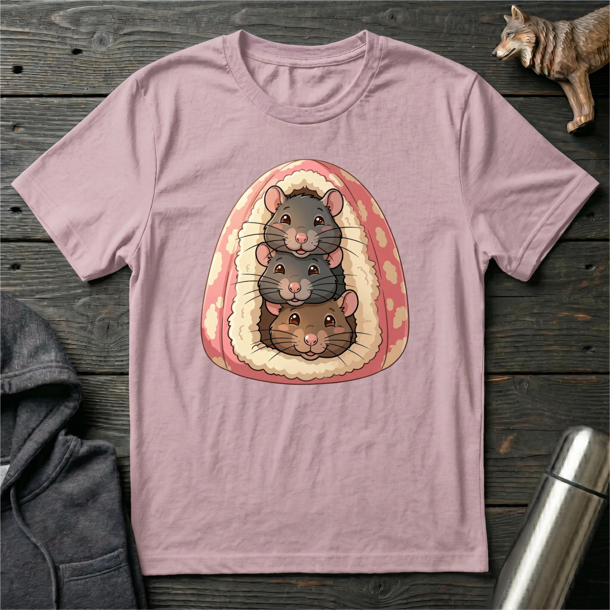 Three Mice in the Tent T-Shirt