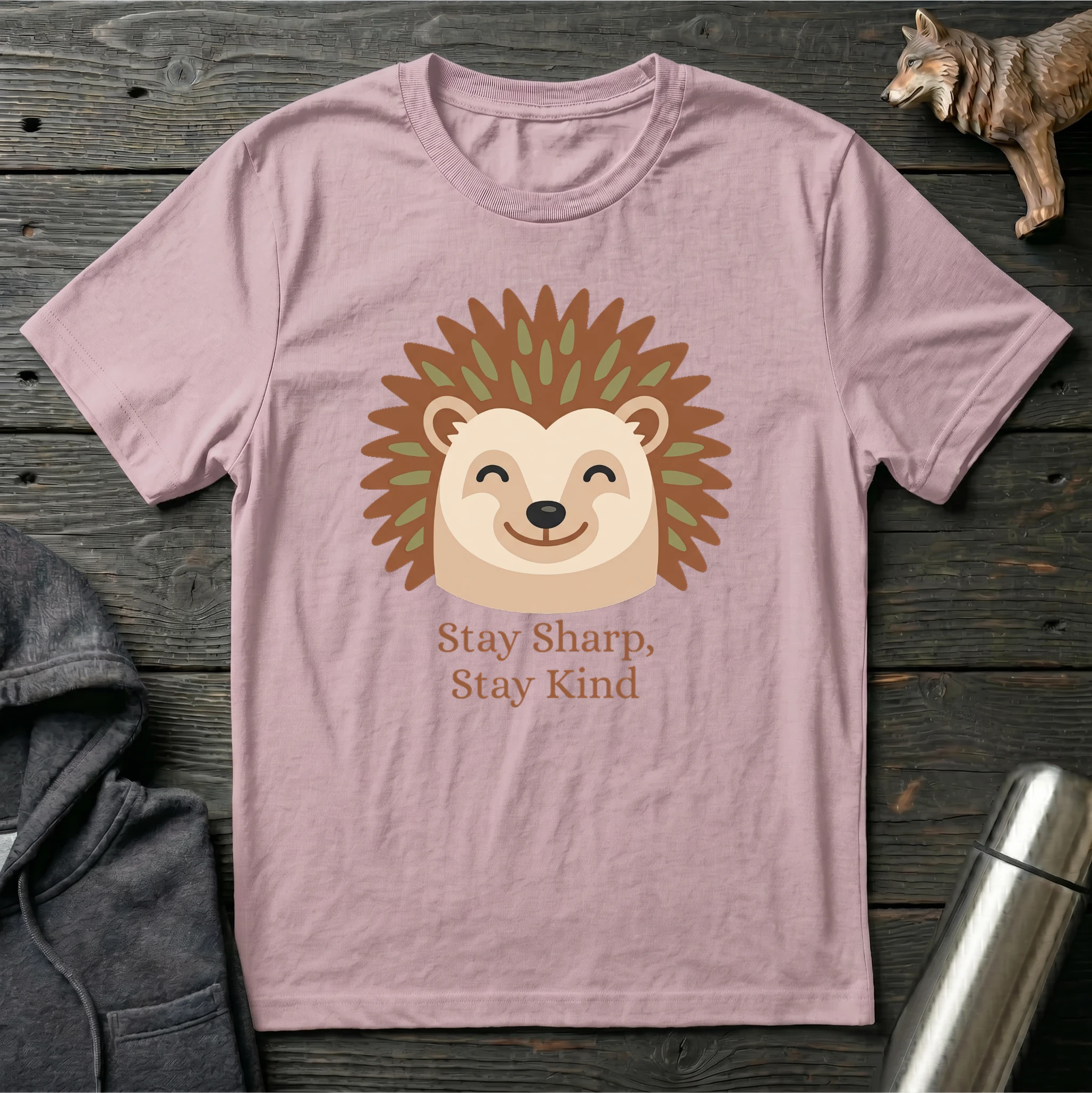 Stay Sharp, Stay Kind Hedgehog T-Shirt