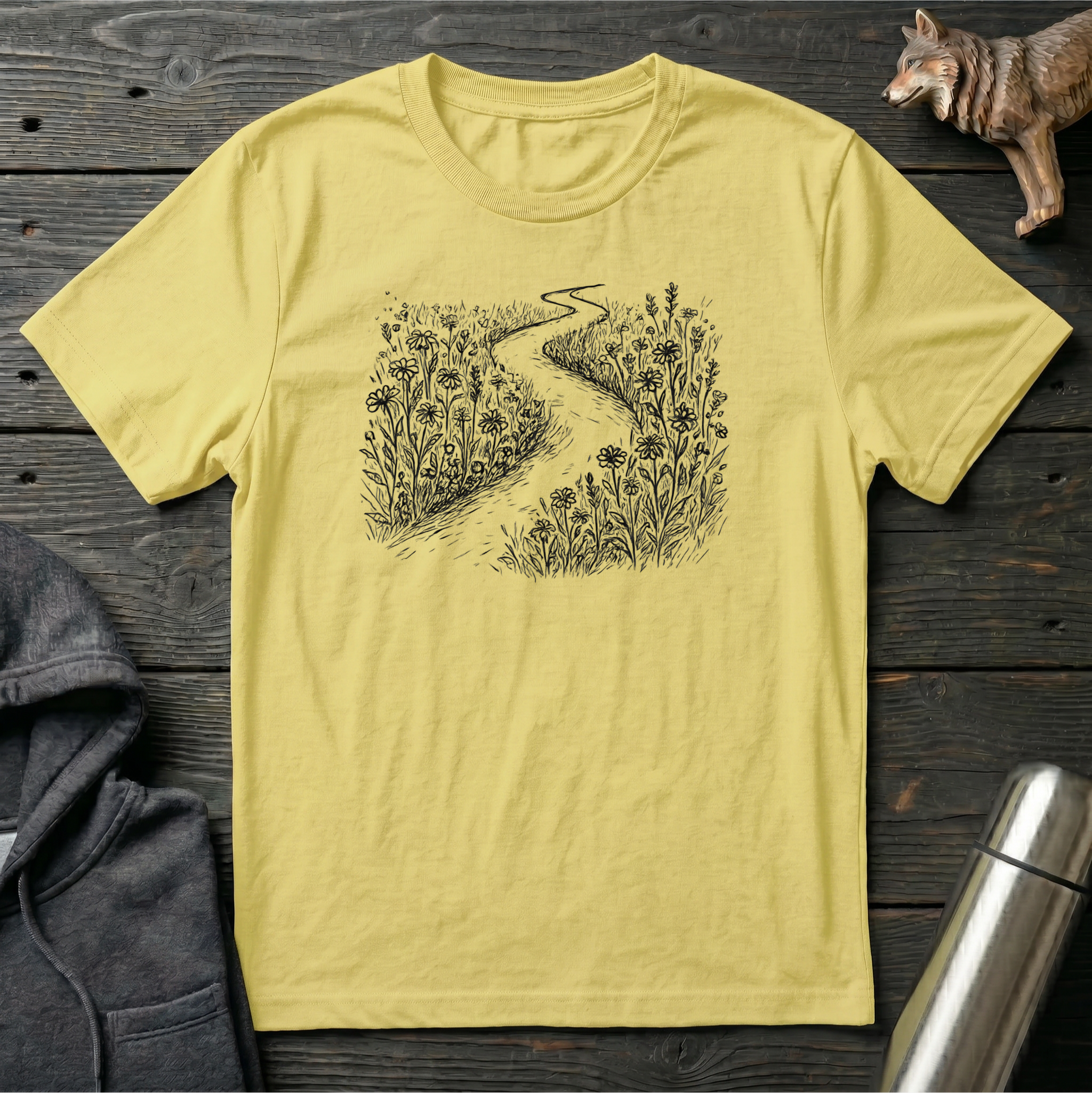 Meadow Path Sketch T-Shirt