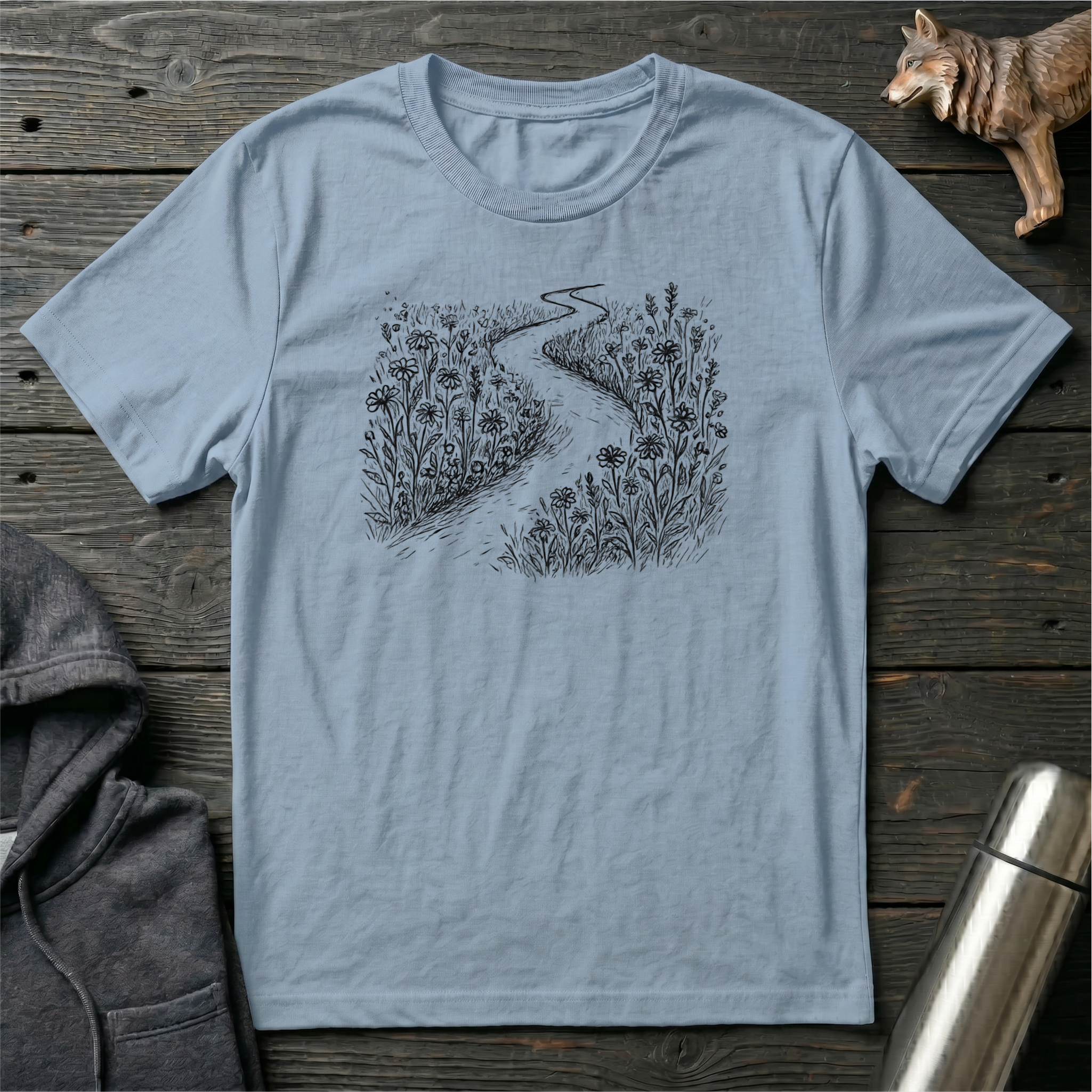 Meadow Path Sketch T-Shirt