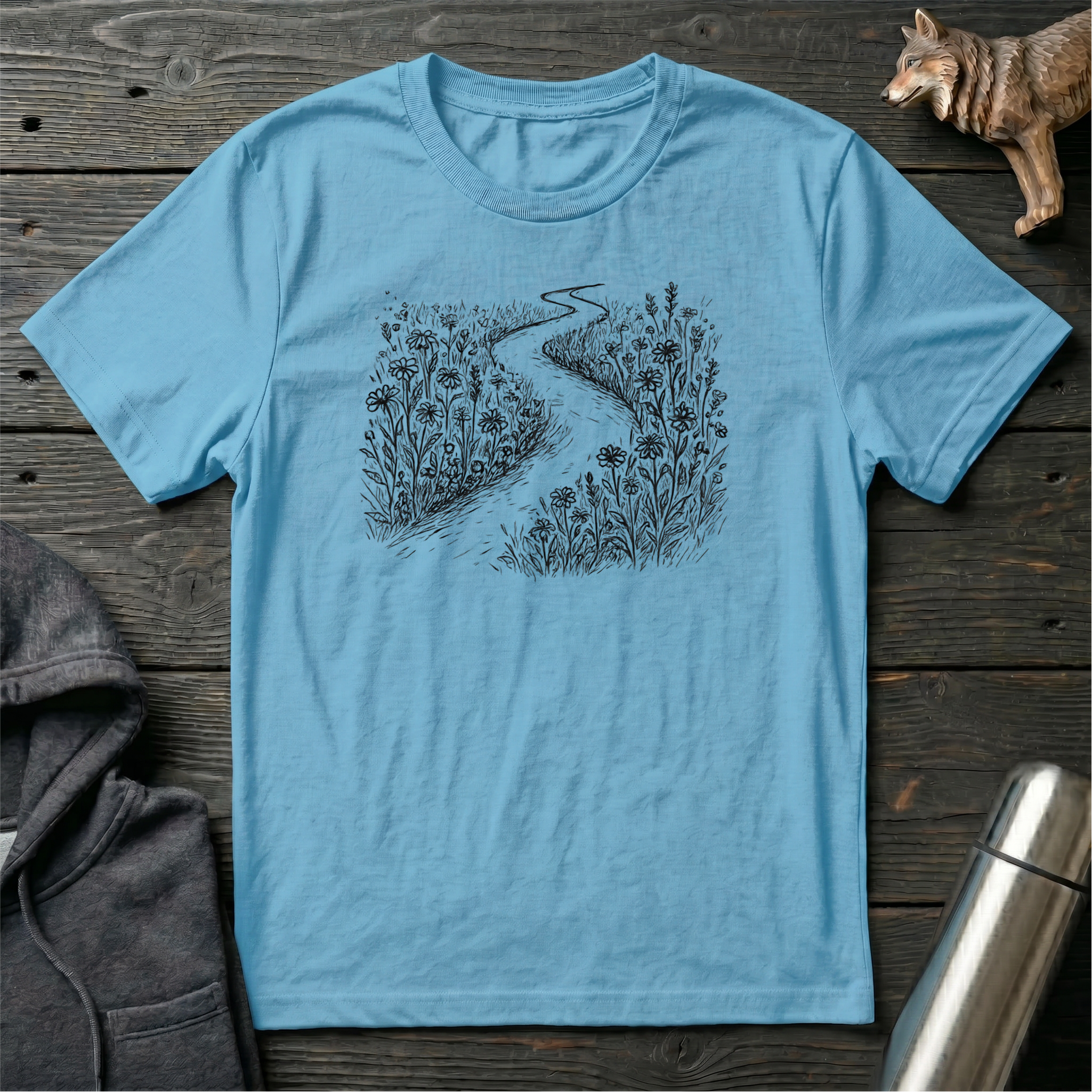 Meadow Path Sketch T-Shirt