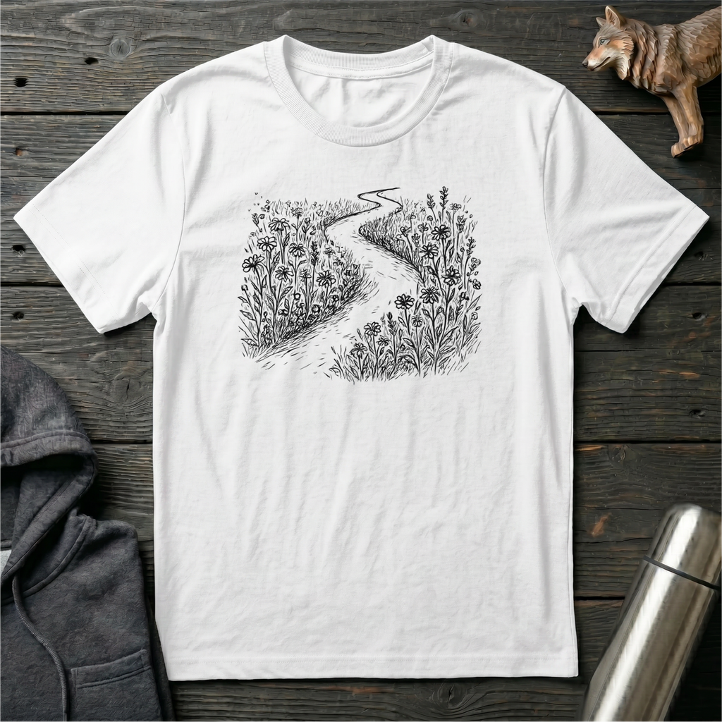 Meadow Path Sketch T-Shirt