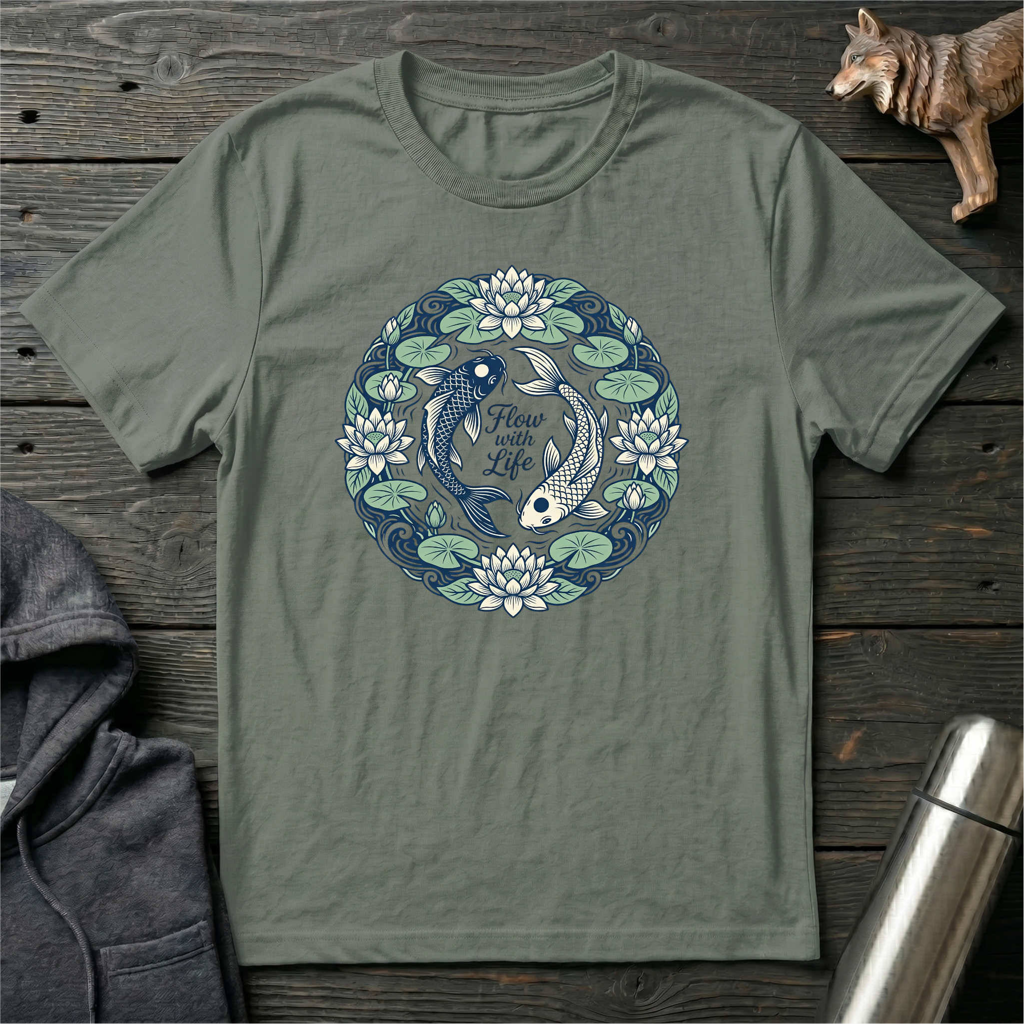 Flow With Life Fish T-Shirt
