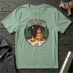 Life is Good Out Here Bear T-Shirt
