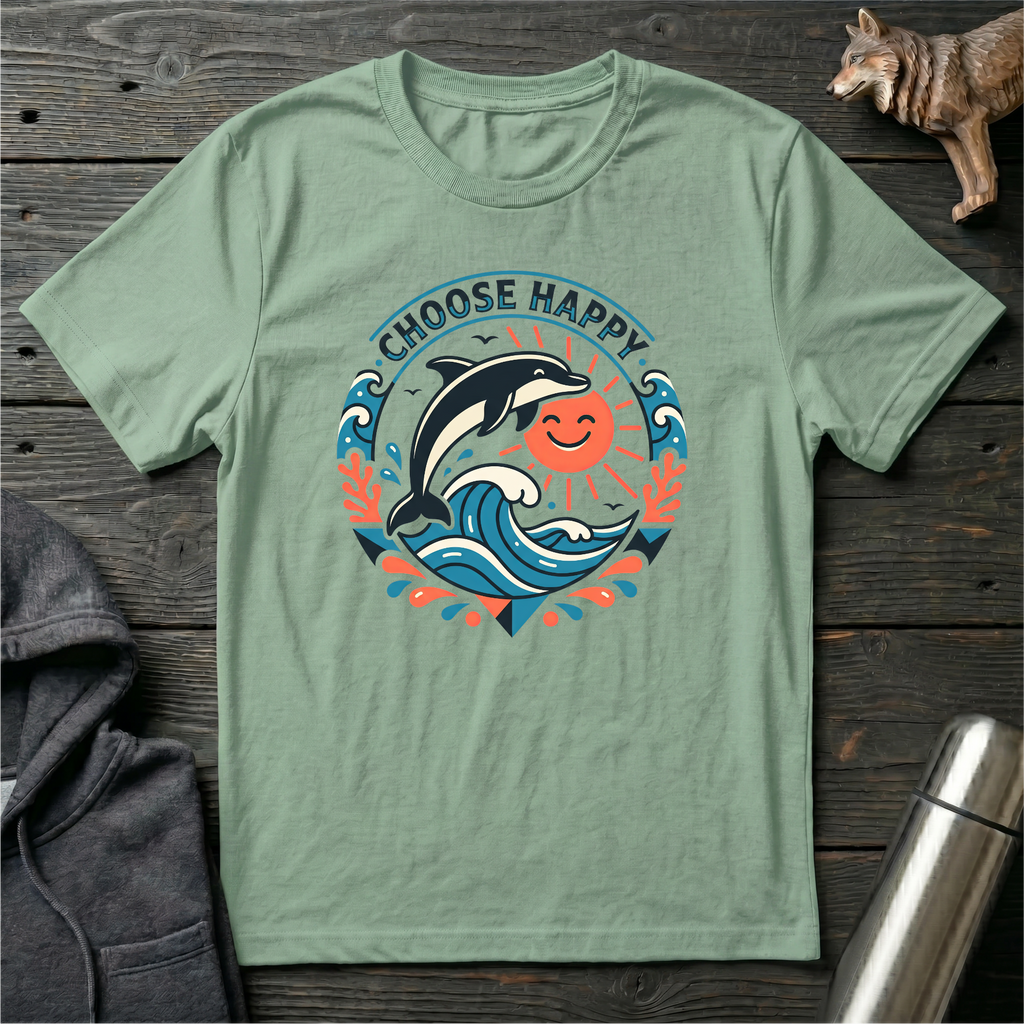 Choose Happy Dolphin T-Shirt