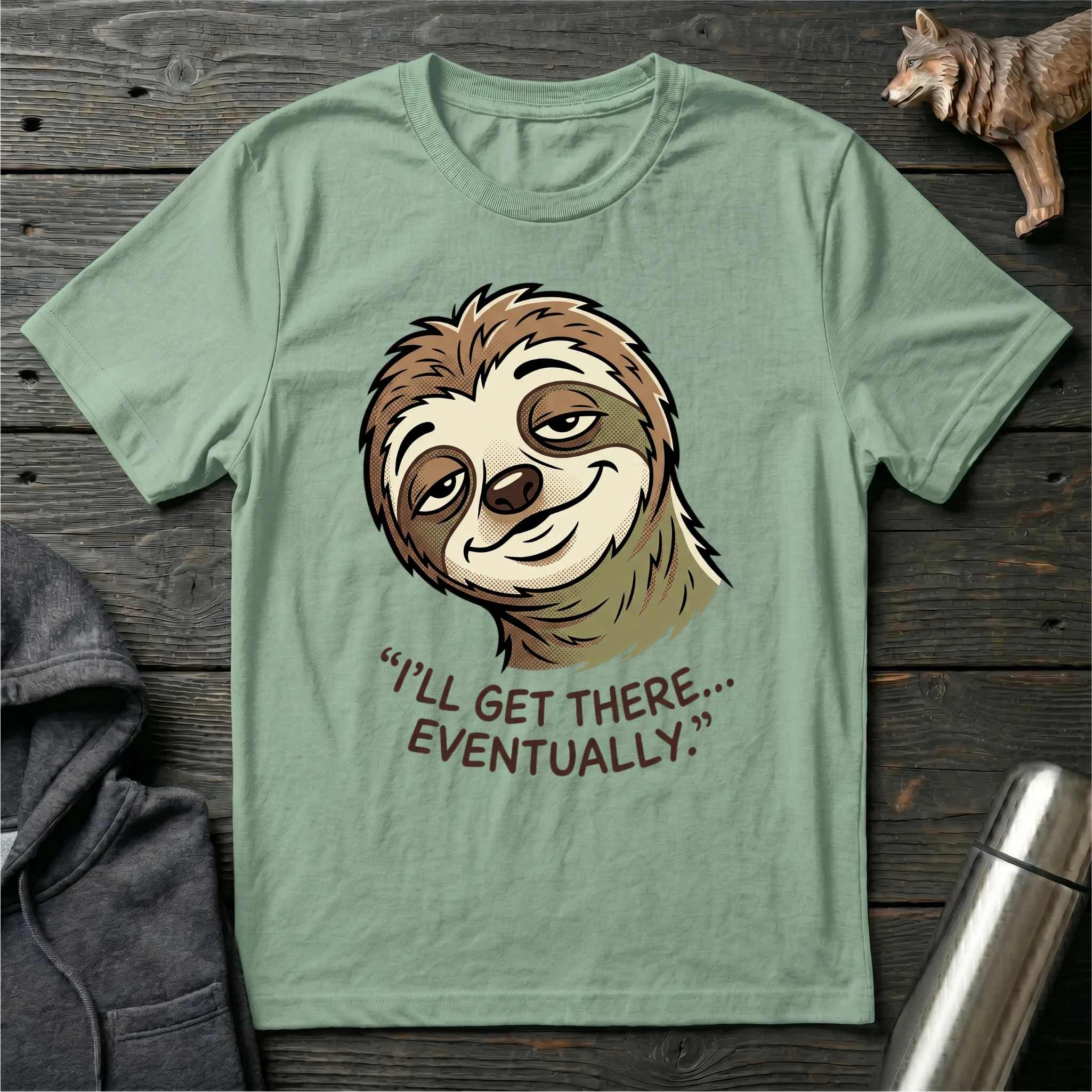 I’ll Get There… Eventually Sloth no.1 T-Shirt