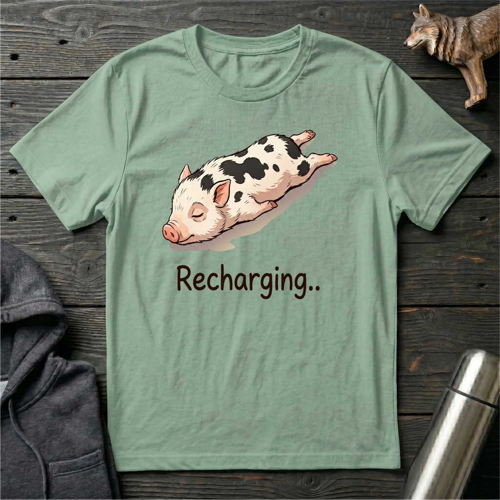 Recharging Pig T-Shirt