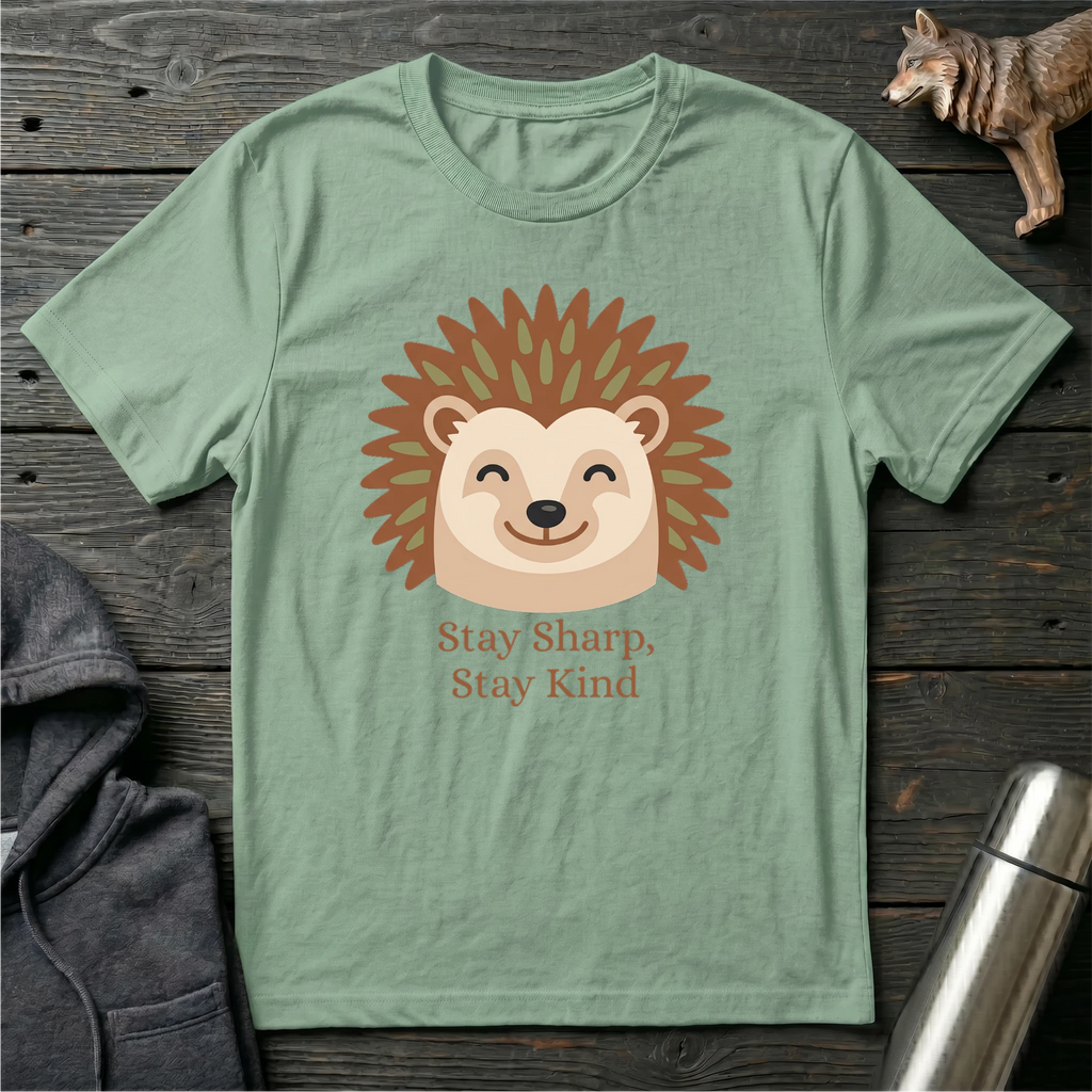 Stay Sharp, Stay Kind Hedgehog T-Shirt