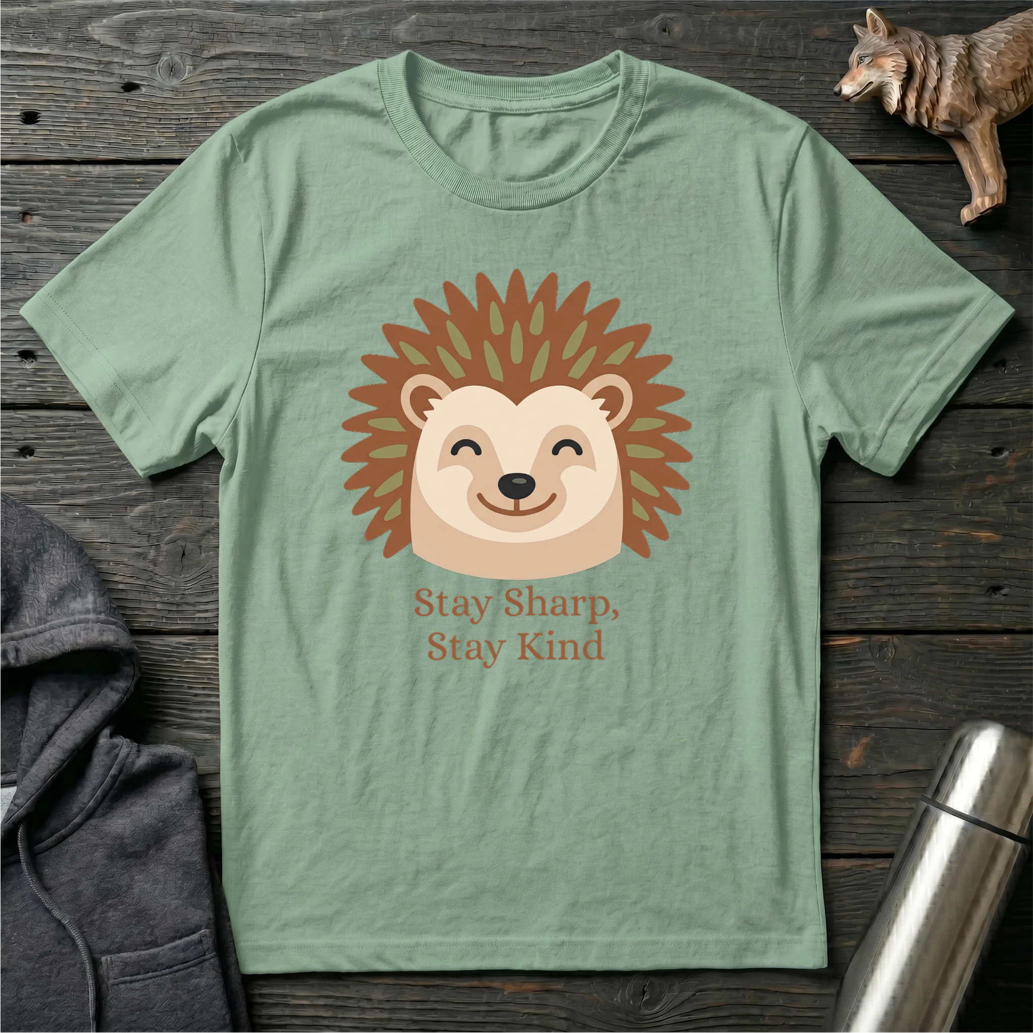 Stay Sharp, Stay Kind Hedgehog T-Shirt