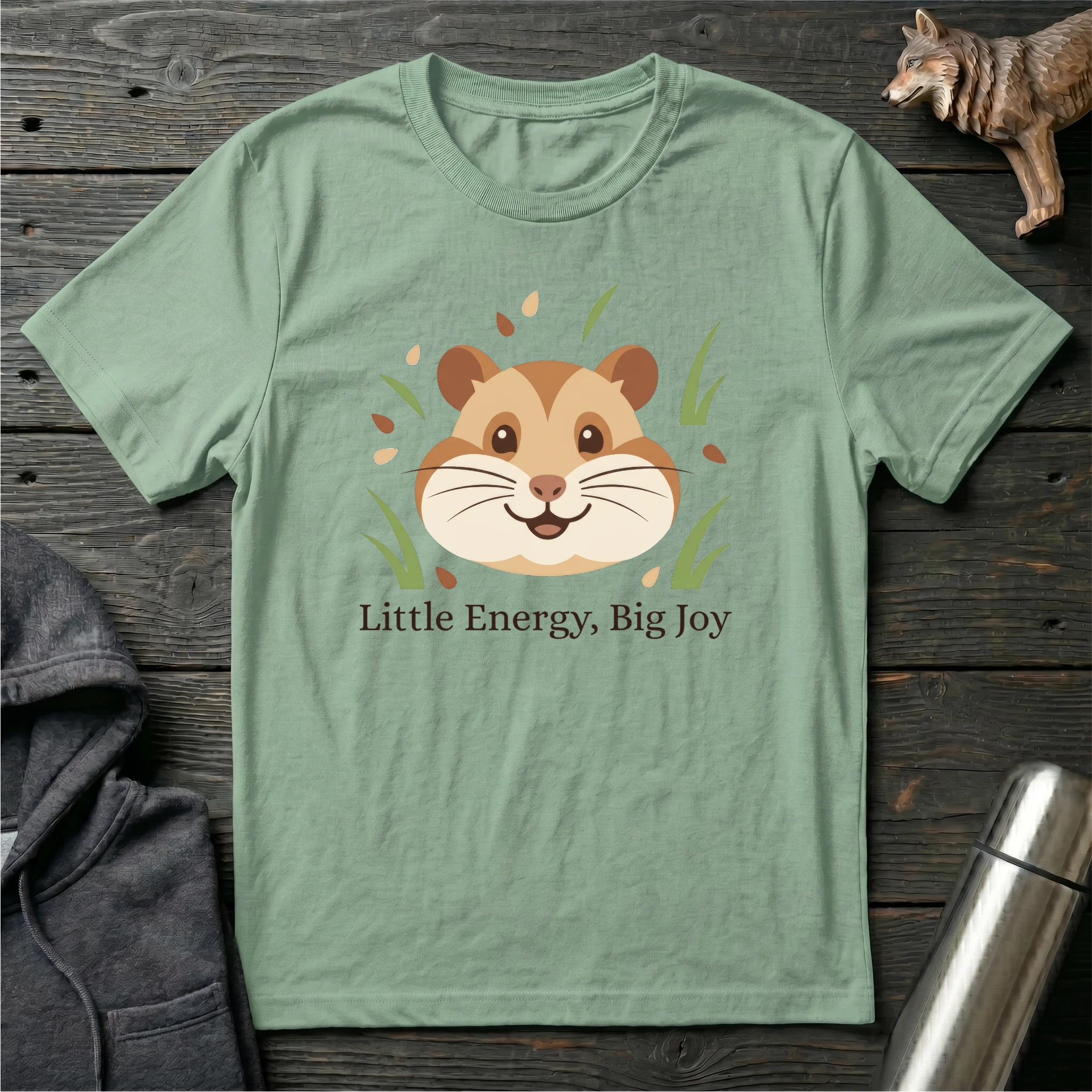 Little Energy, Big Joy Hamster T-Shirt