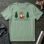 Keep Life Simple Fox T-Shirt
