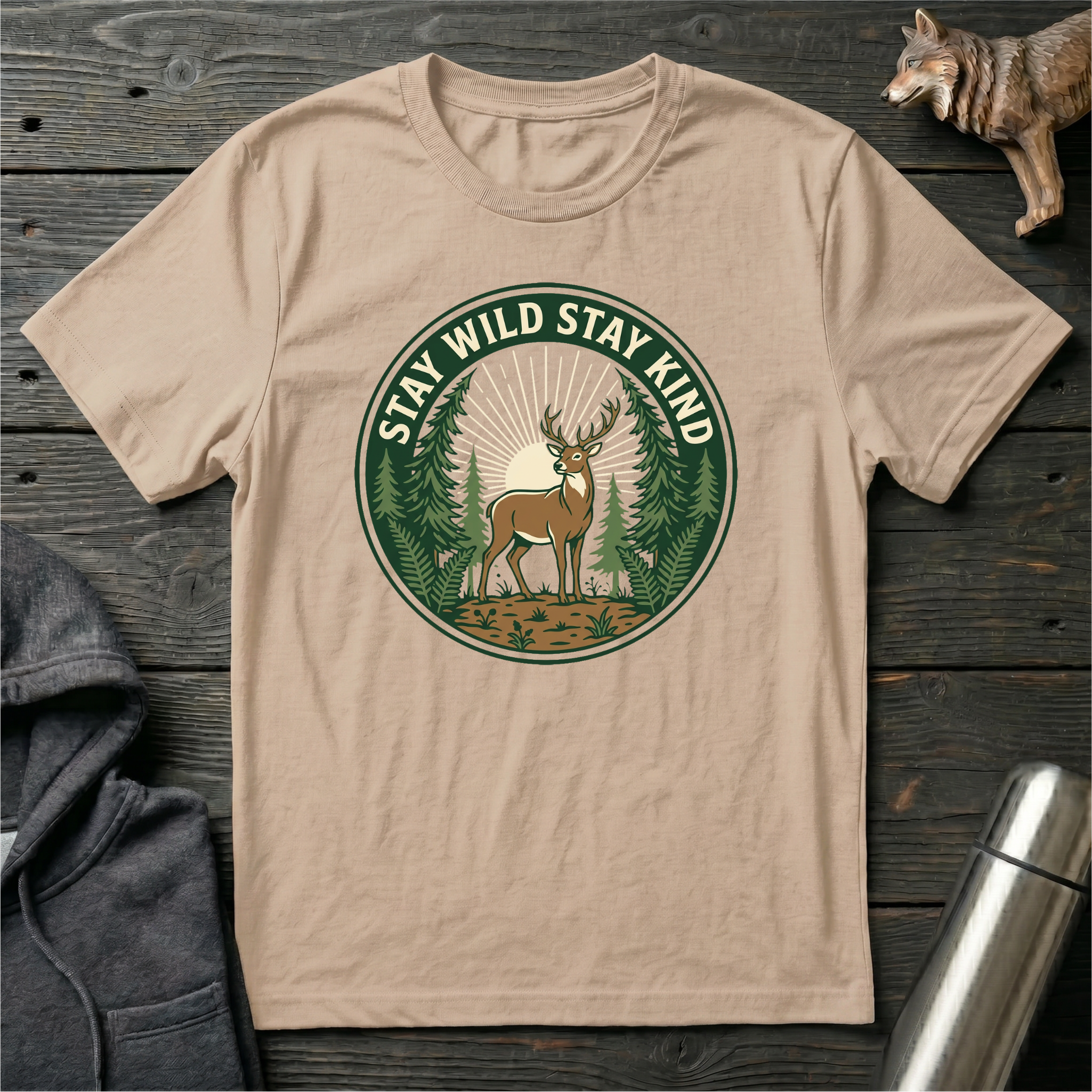 Stay Wild Stay Kind Deer T-Shirt