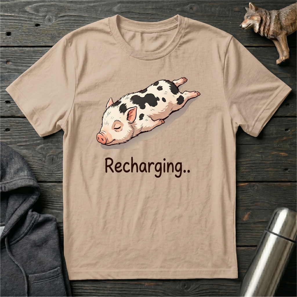Recharging Pig T-Shirt
