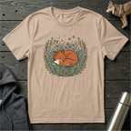 Cozy Sleeping Fox T-Shirt