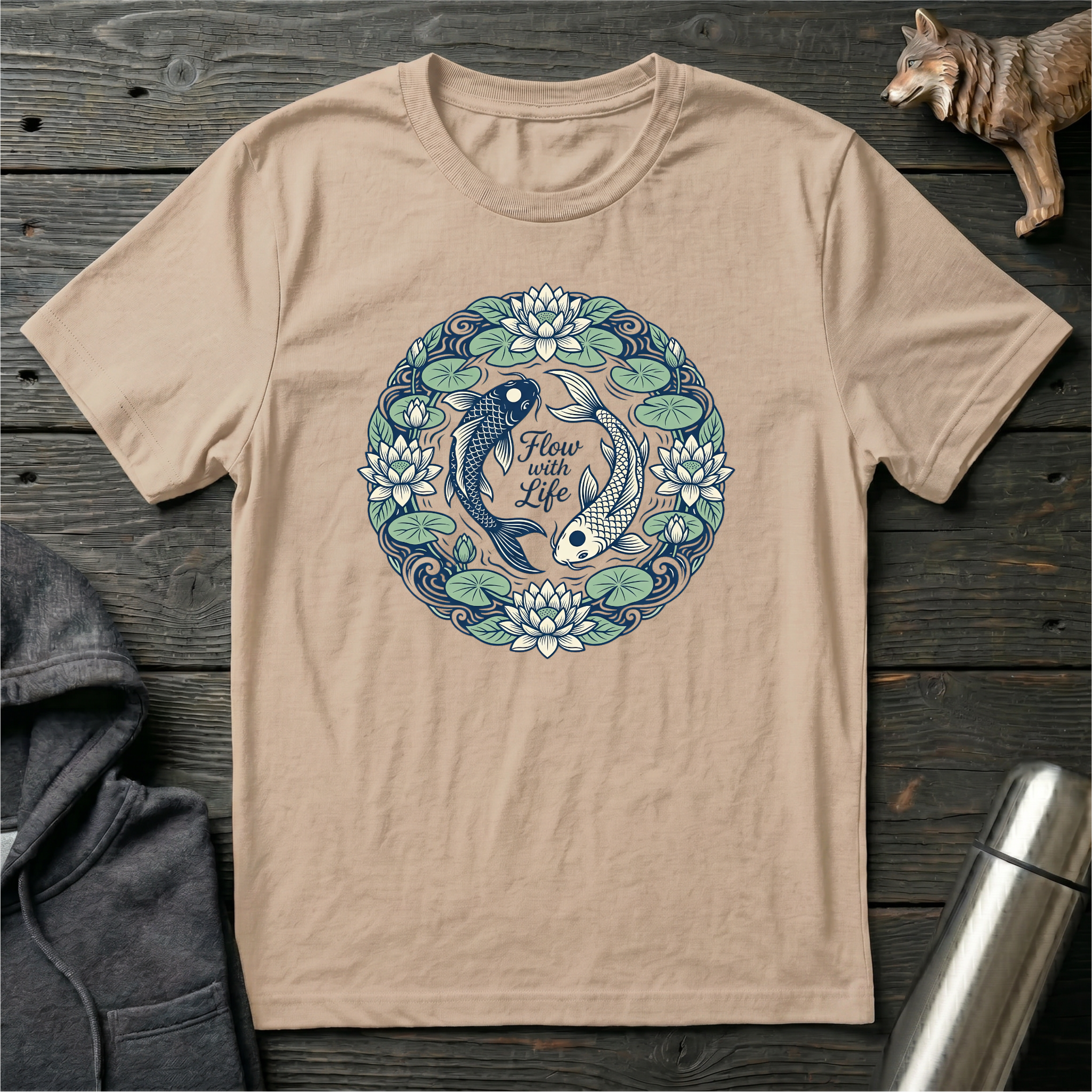 Flow With Life Fish T-Shirt