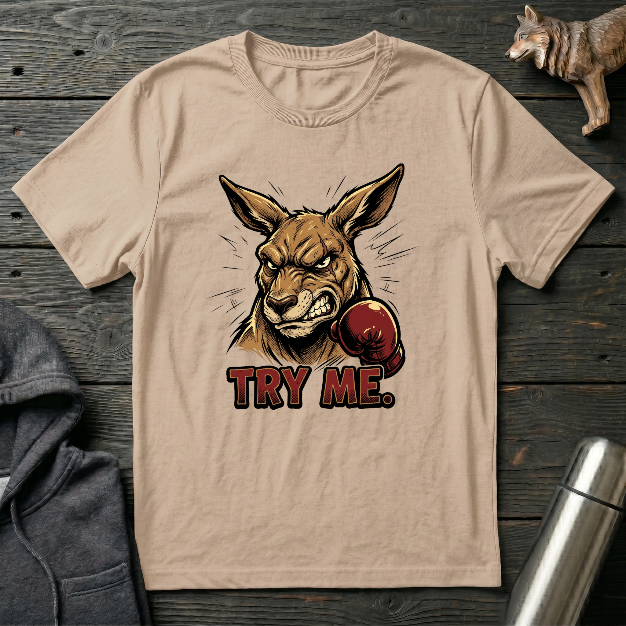Try Me Kangaroo T-Shirt