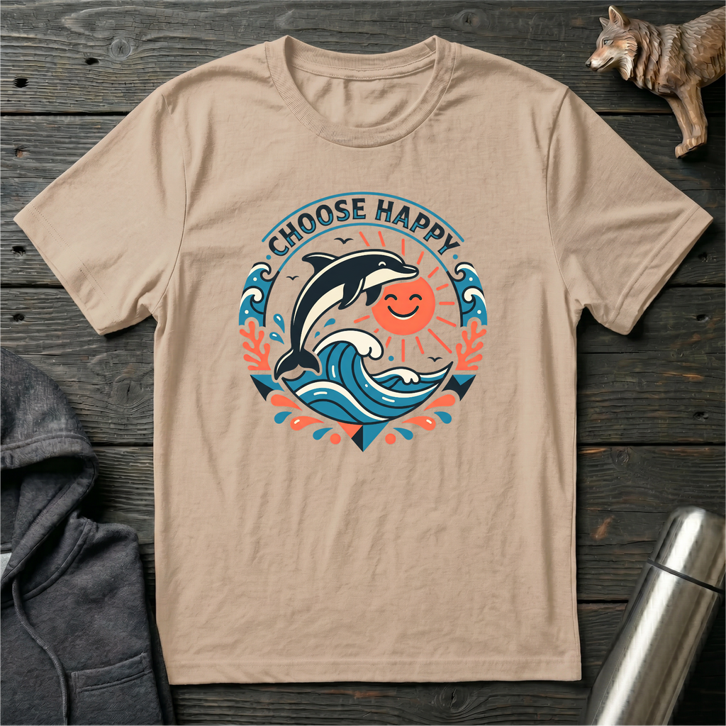 Choose Happy Dolphin T-Shirt