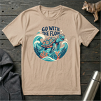 Go With the Flow Turtle T-Shirt