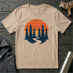 Retro Sunset Pines T-Shirt