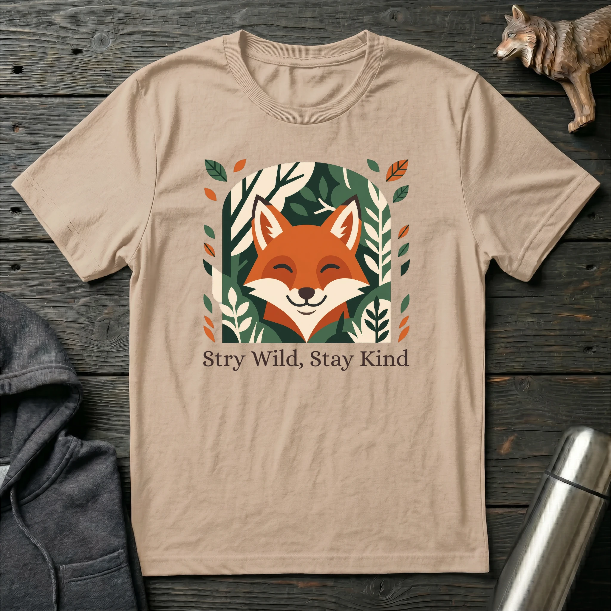Stay Wild, Stay Kind Fox T-Shirt