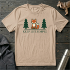 Keep Life Simple Fox T-Shirt