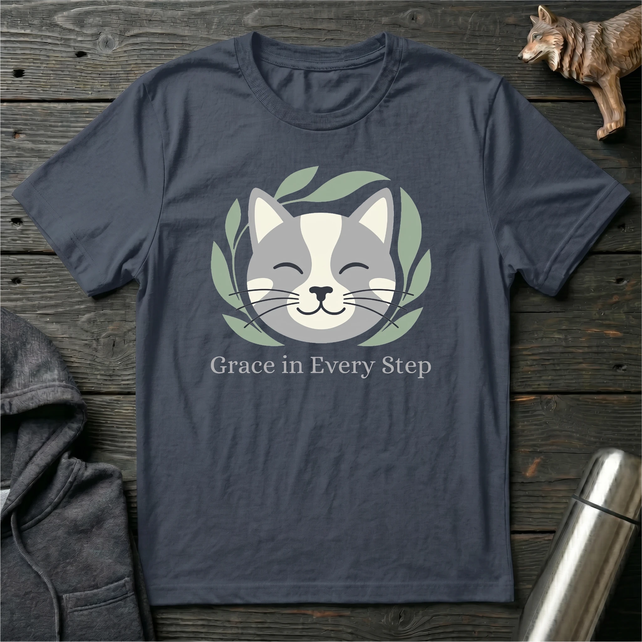Grace in Every Step Cat T-Shirt