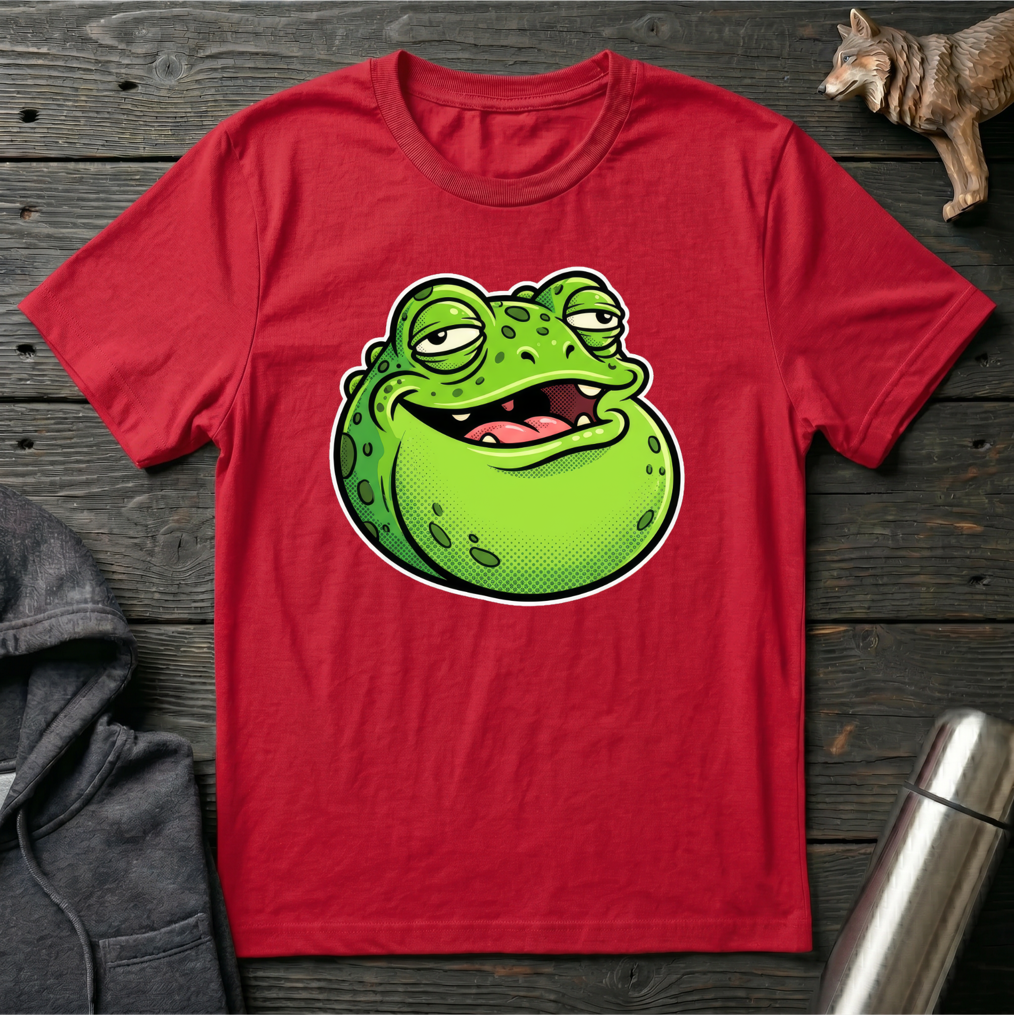 No Thought, Just Vibes Frog T-Shirt