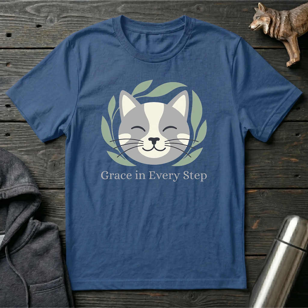 Grace in Every Step Cat T-Shirt
