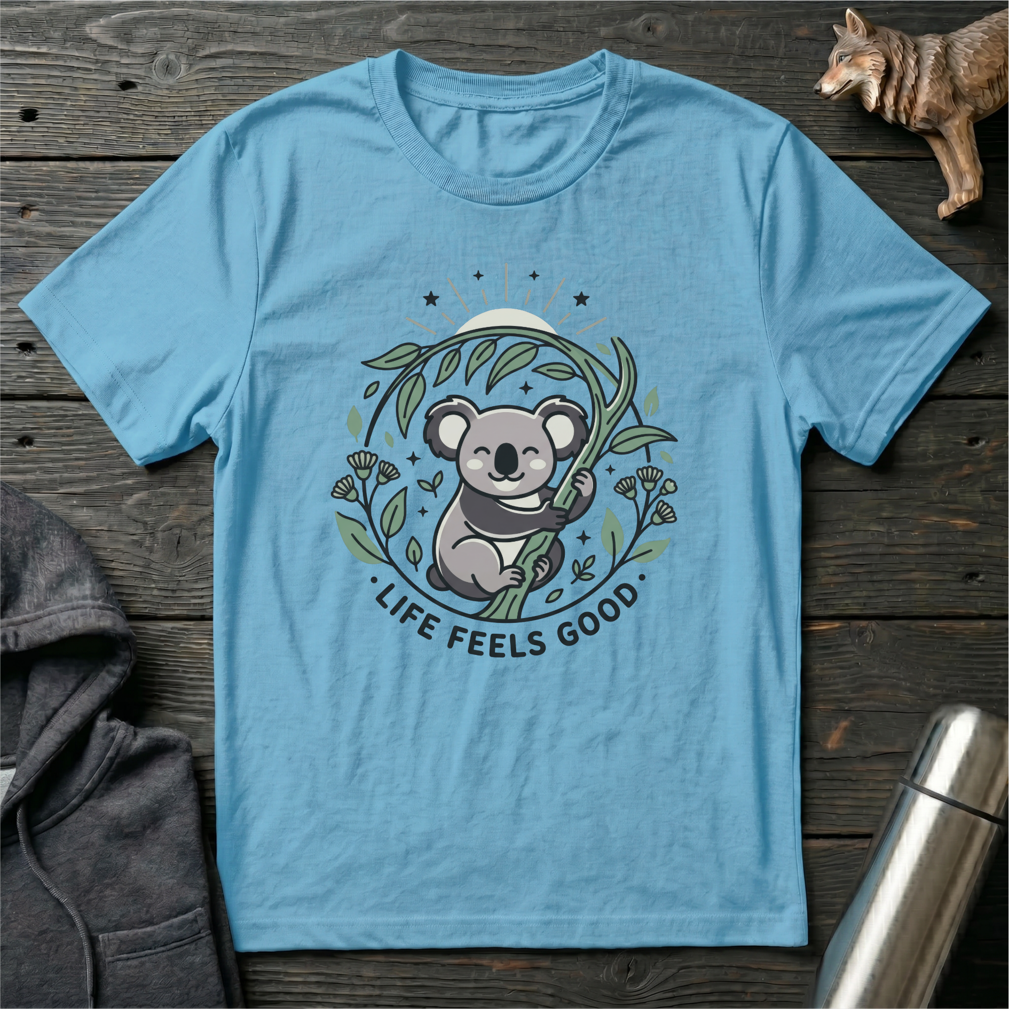 Life Feels Good Koala T-Shirt