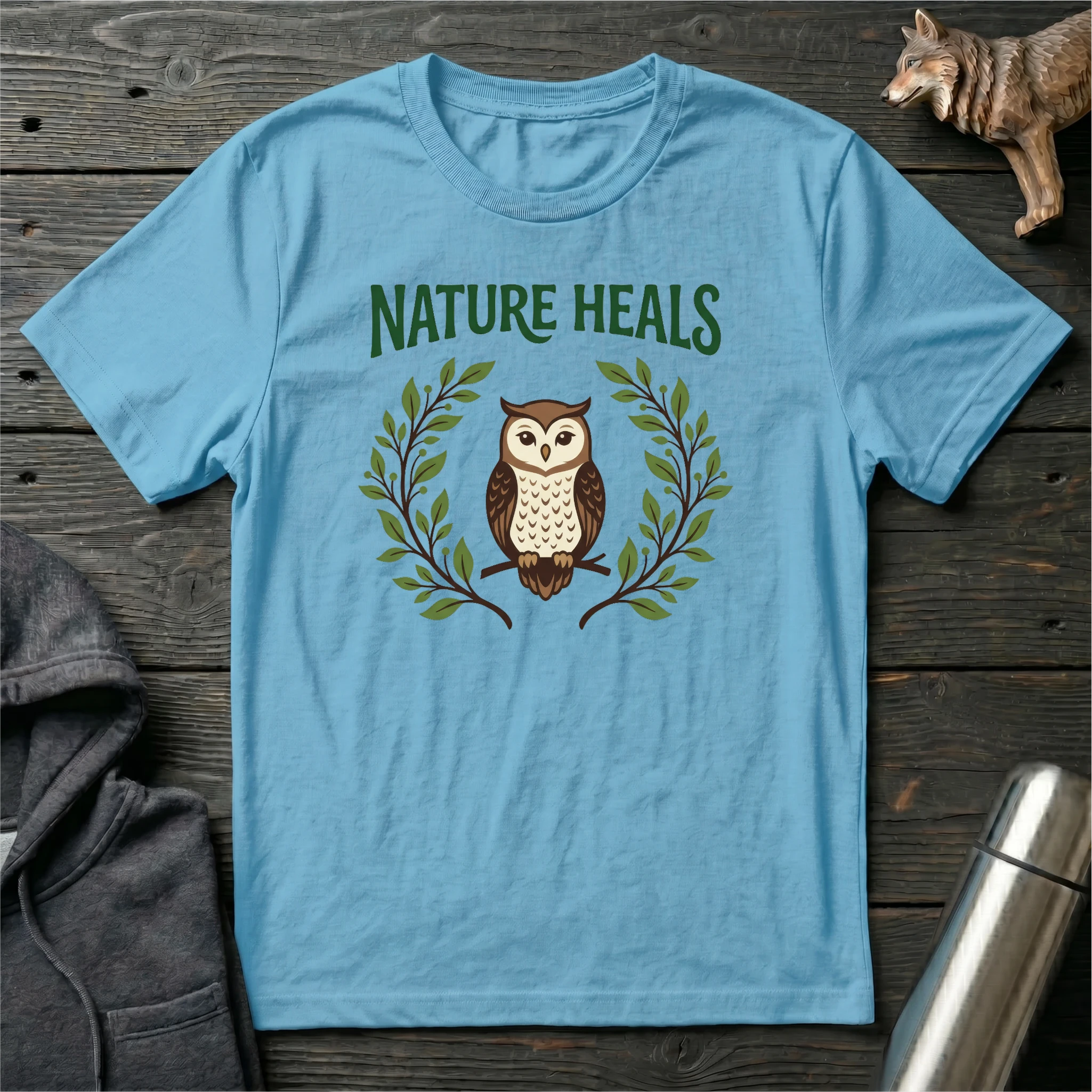 Nature Heals Owl T-Shirt