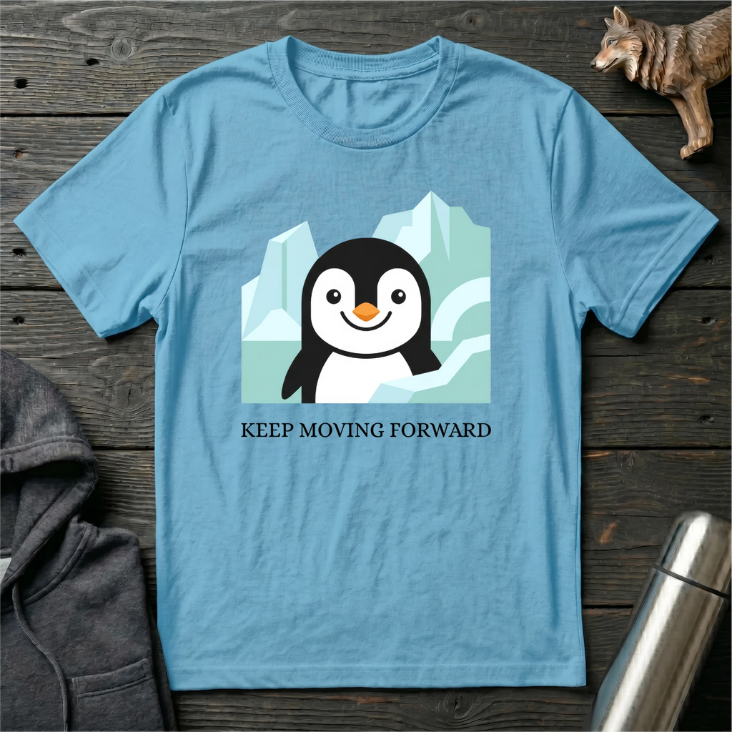Keep Moving Forward Penguin T-Shirt