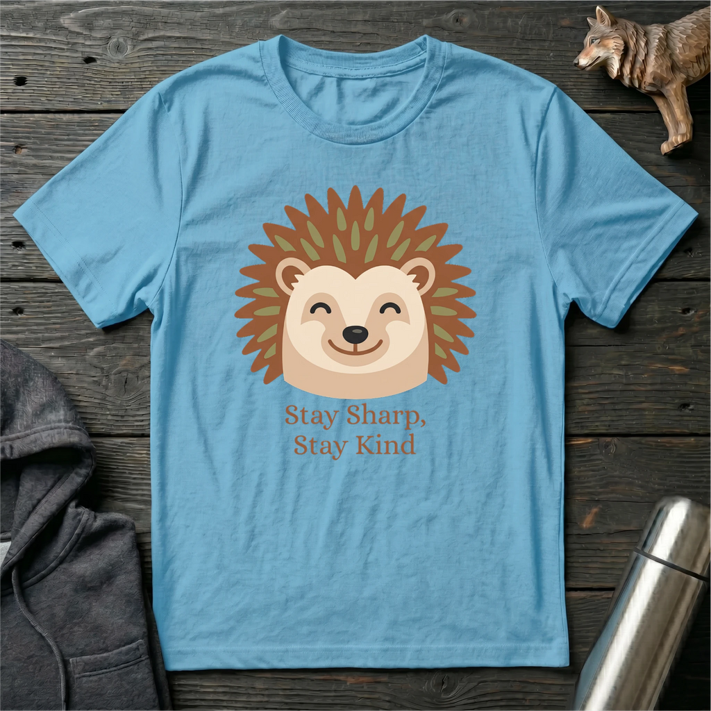 Stay Sharp, Stay Kind Hedgehog T-Shirt