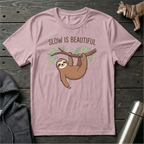 Slow Is Beautiful Sloth T-Shirt