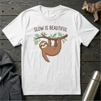 Slow Is Beautiful Sloth T-Shirt