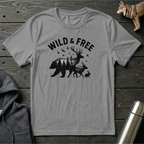 Wild & Free Forest Soul Bear Deer Rabbit T-Shirt