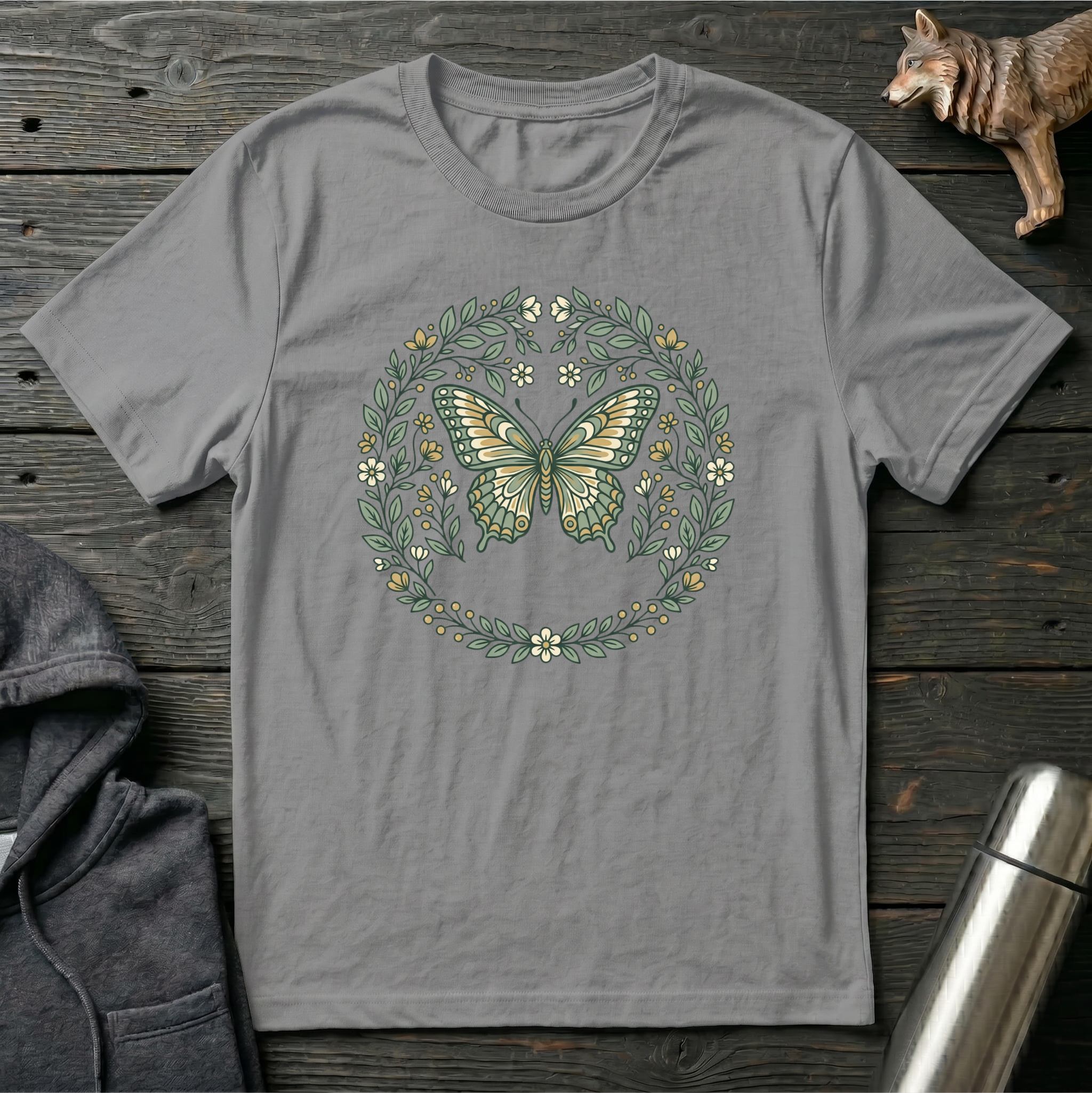 Grow Through What You Go Through Butterfly T-Shirt