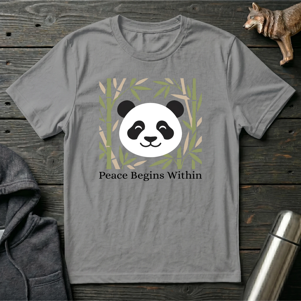 Peace Begin Within Panda T-Shirt