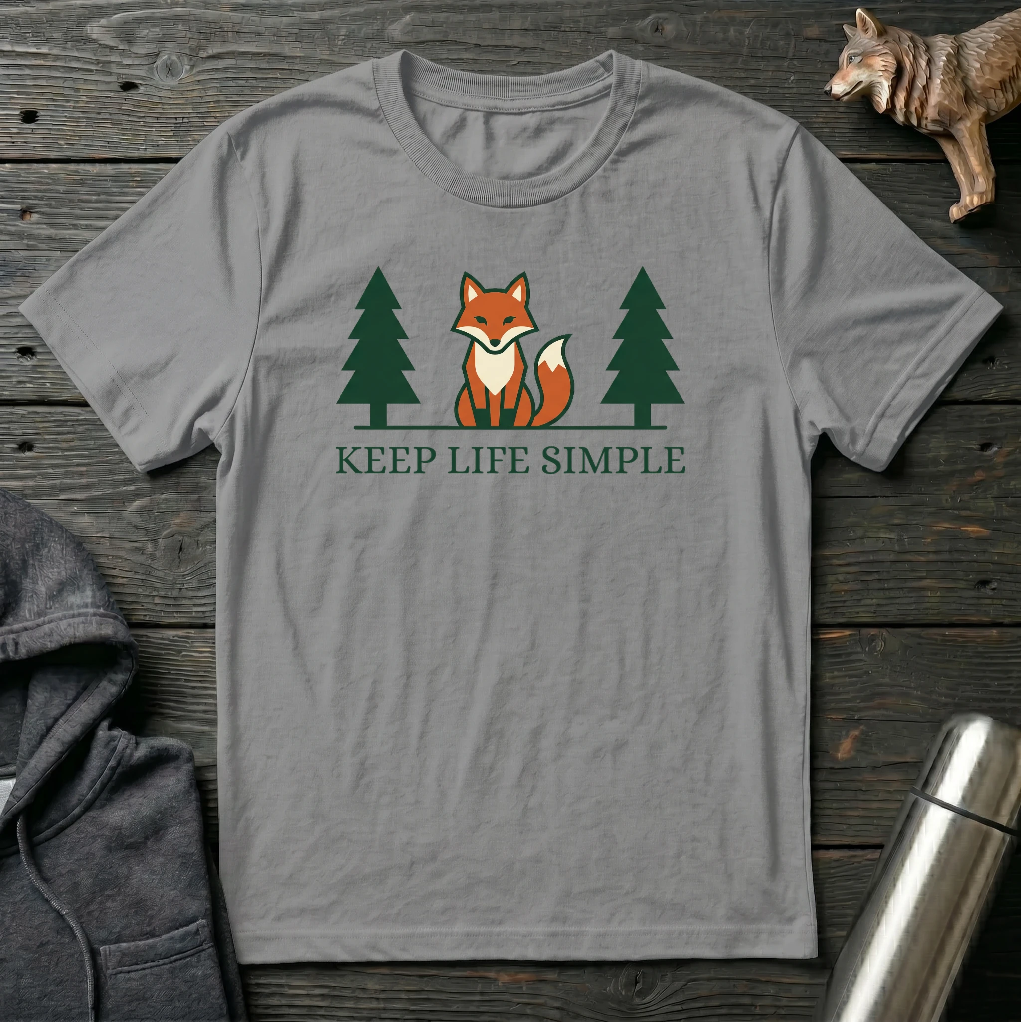 Keep Life Simple Fox T-Shirt