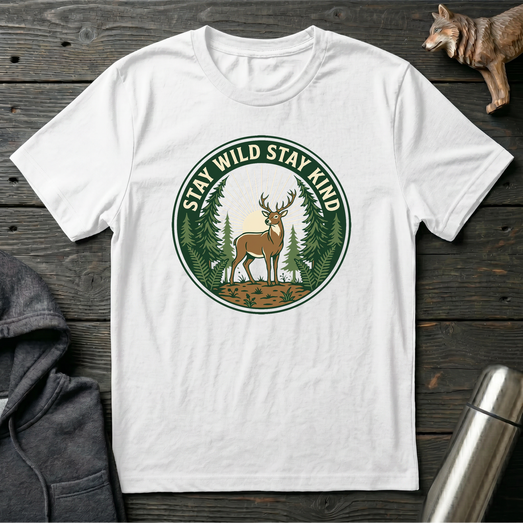 Stay Wild Stay Kind Deer T-Shirt